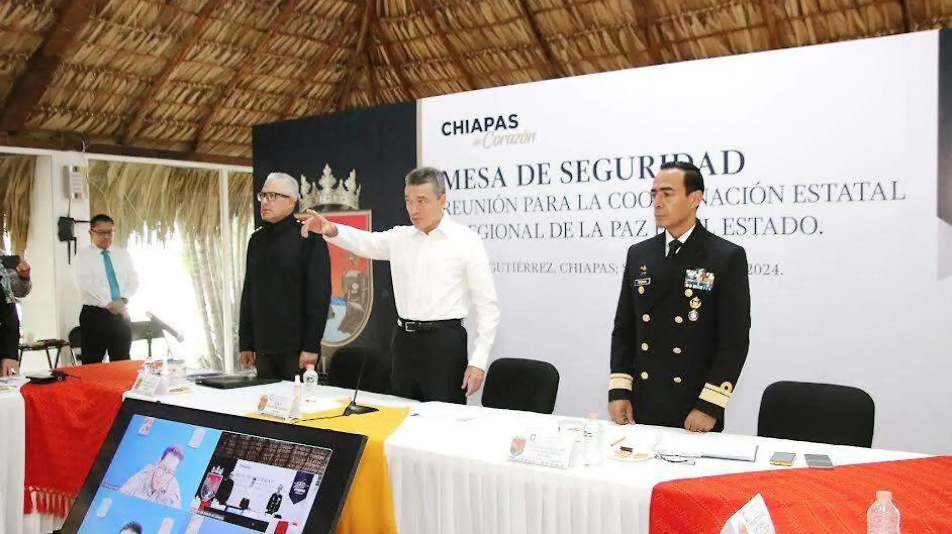 mesa de seguridad